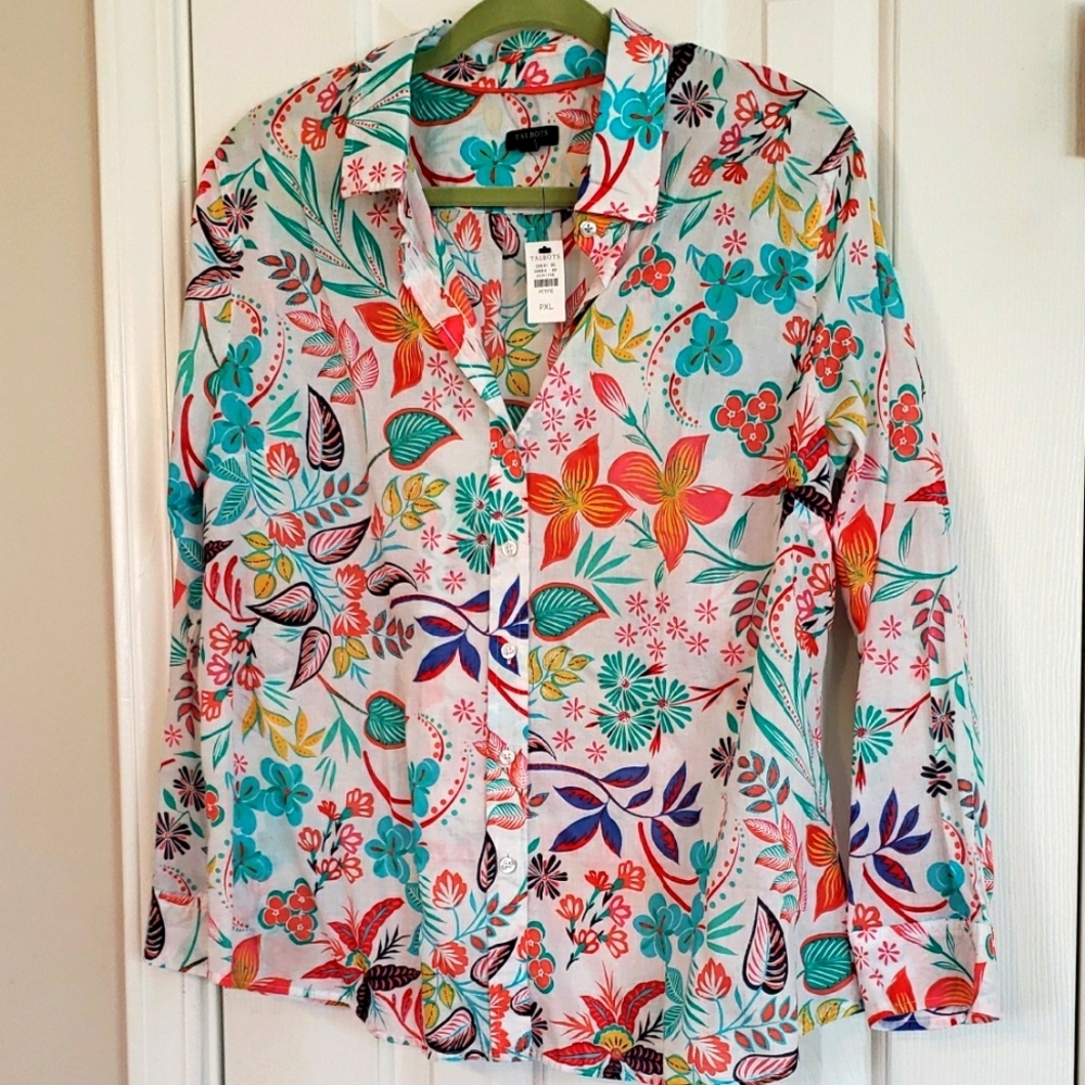 Floral Multicolor Women's Top